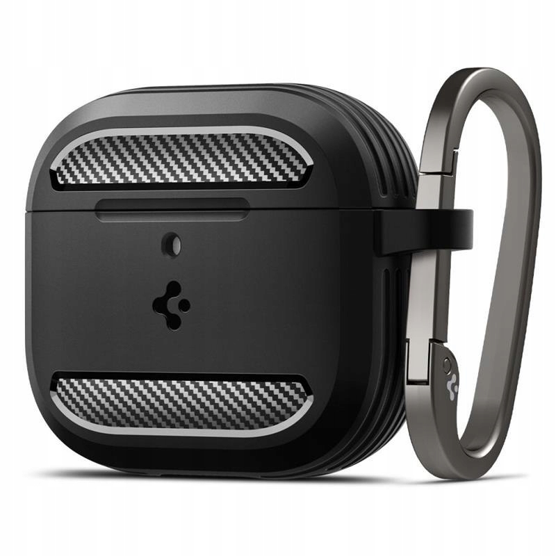Spigen Rugged Armor Etui do Apple AirPods 4 (Matte Black)