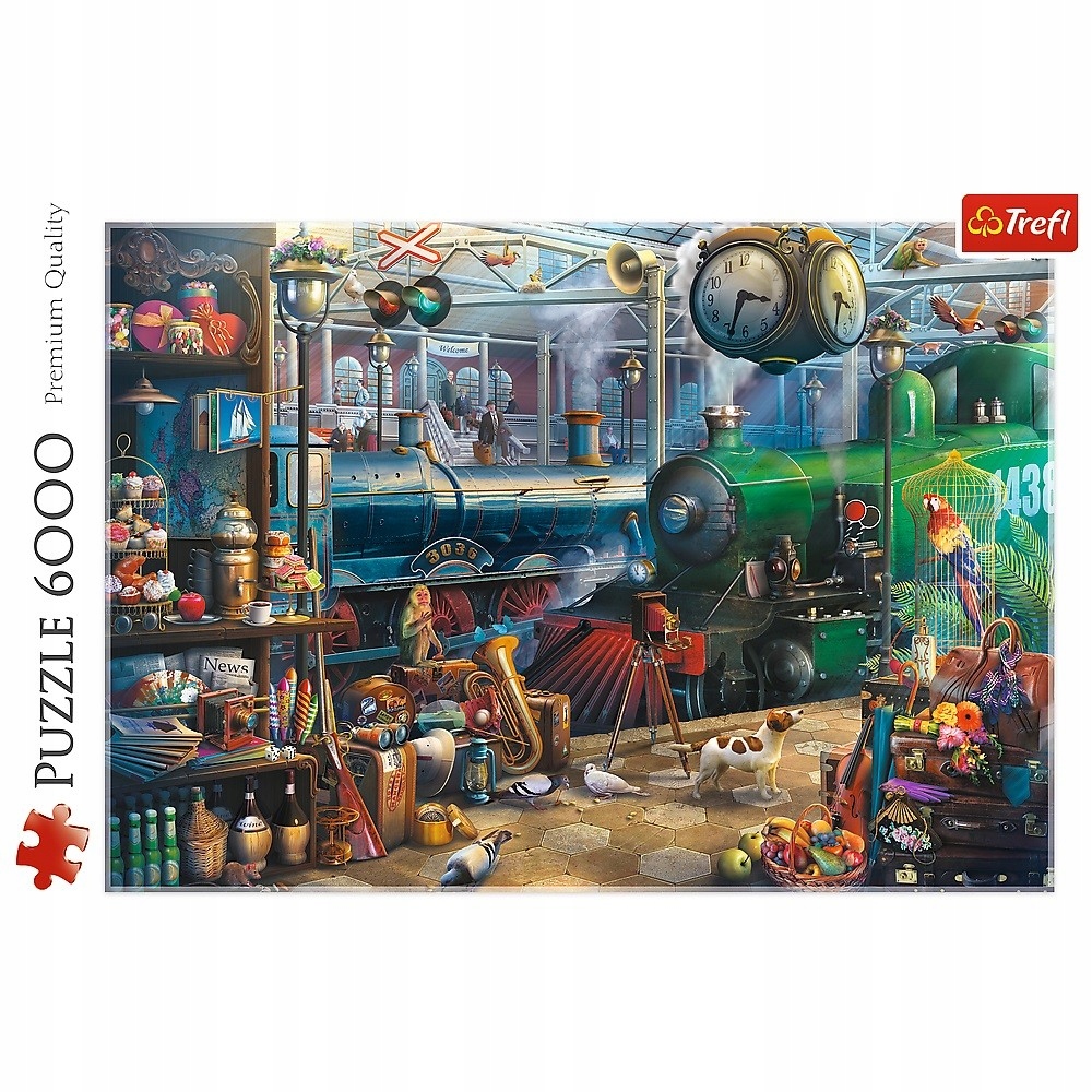 Puzzle 6000 elementów Stacja kolejowa Trefl Marka Trefl