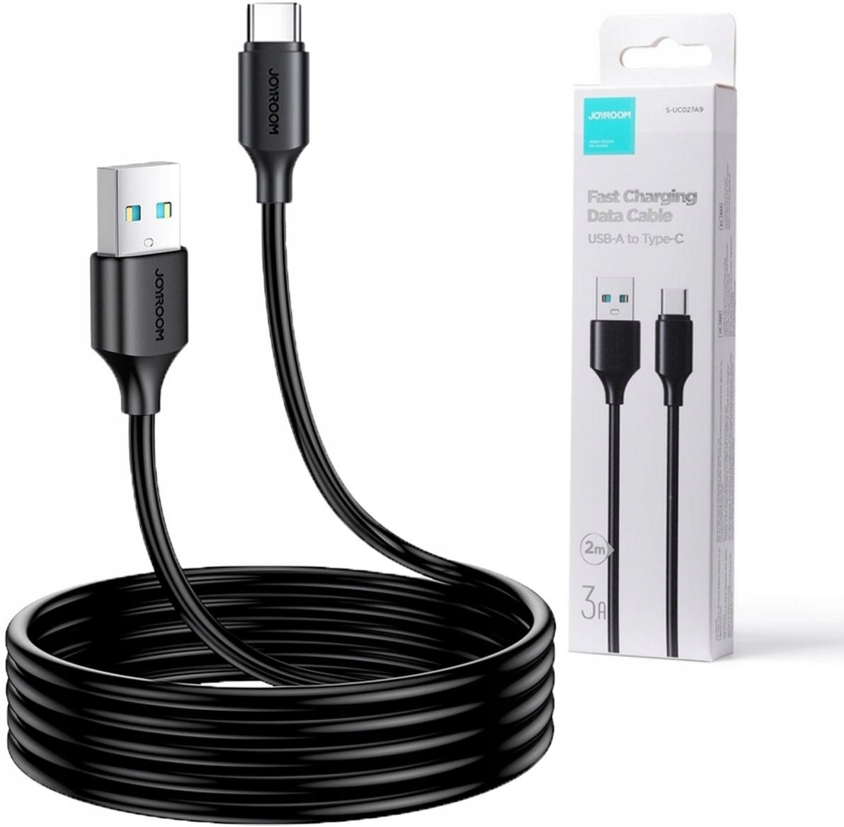 Kabel Usb-a Usb-c Joyroom S-UC027A9 200cm 3A czarny