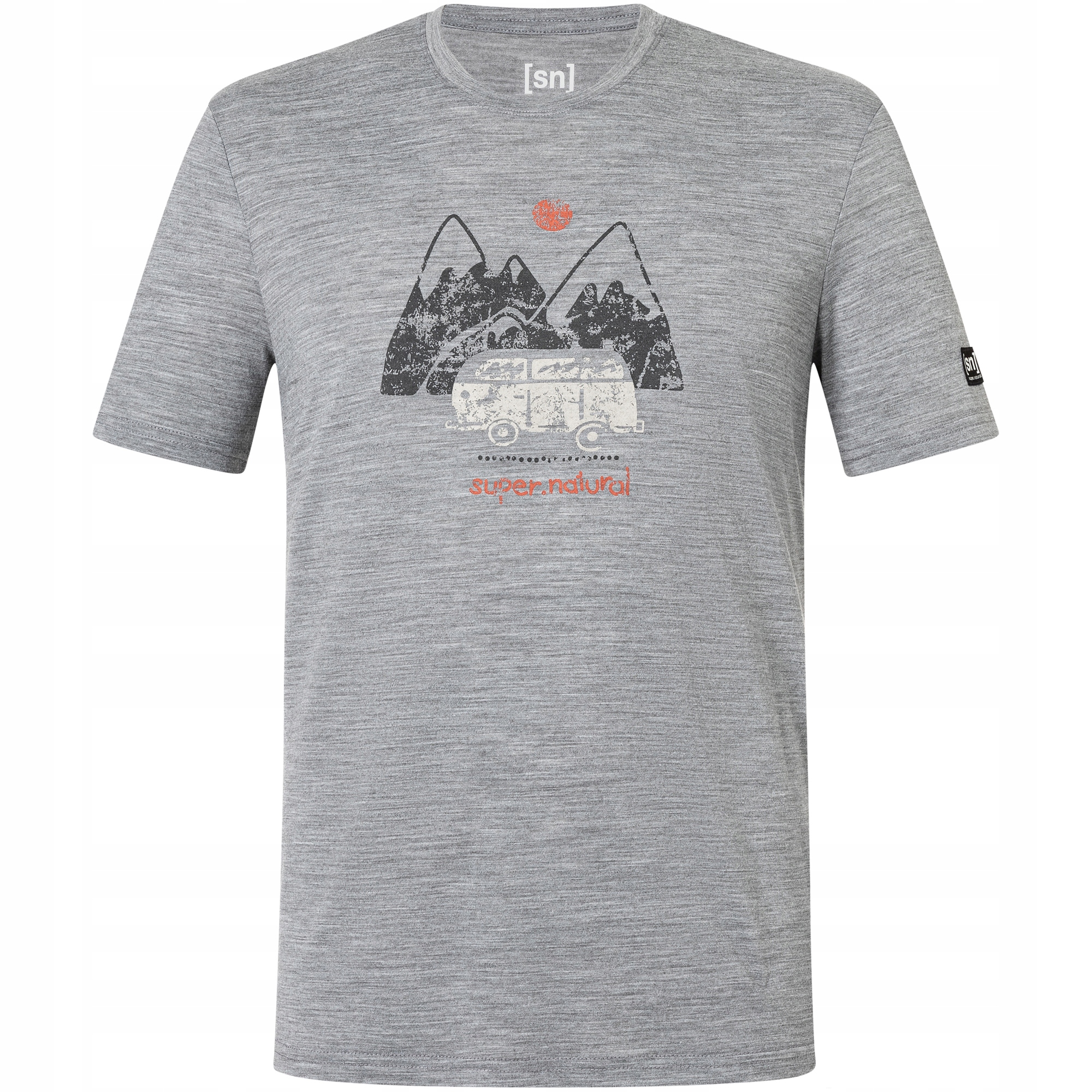 Koszulka męska t-shirt Super.natural M Dolomites Campsites Tee szara r. XL