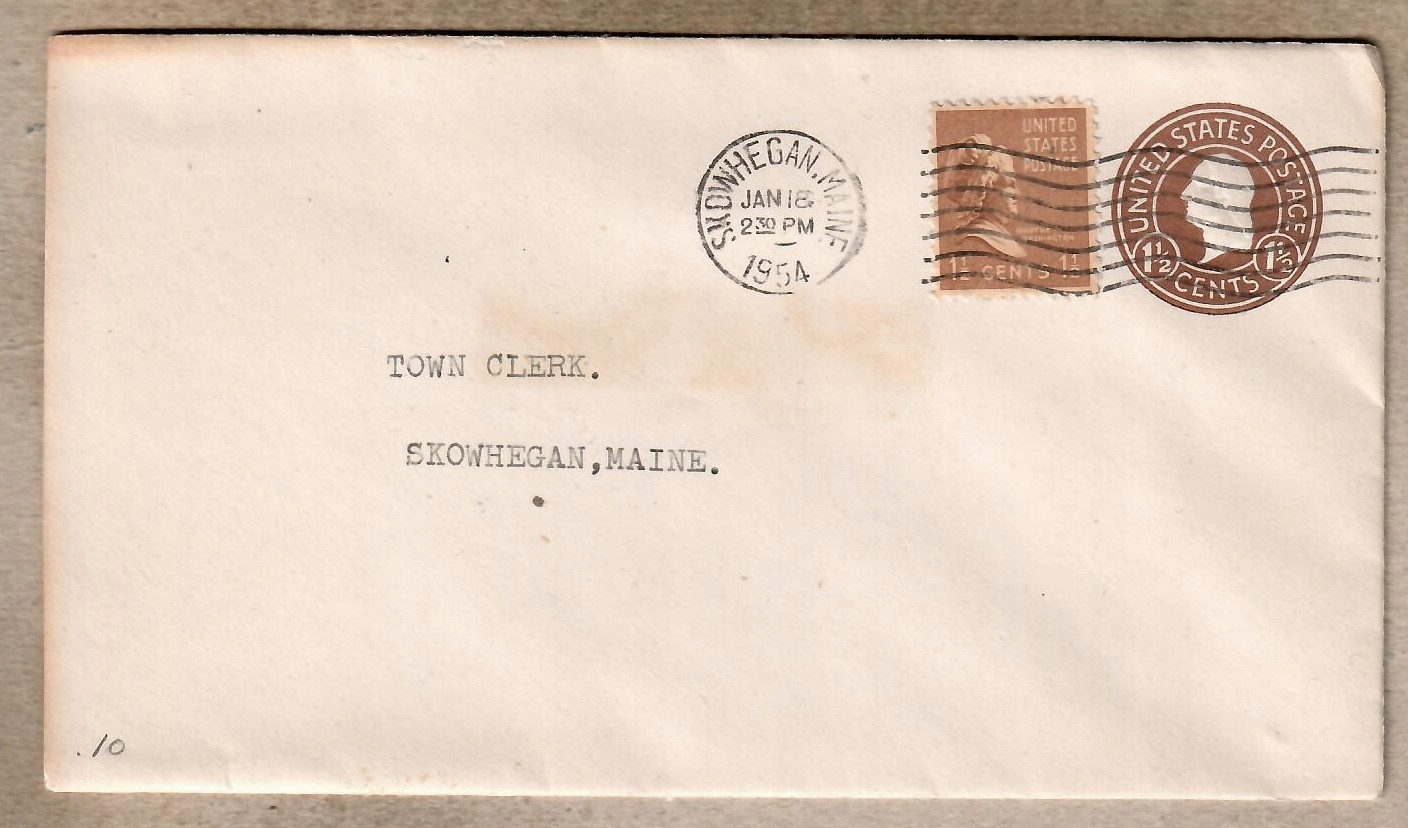 USA ,1954 r. koperta