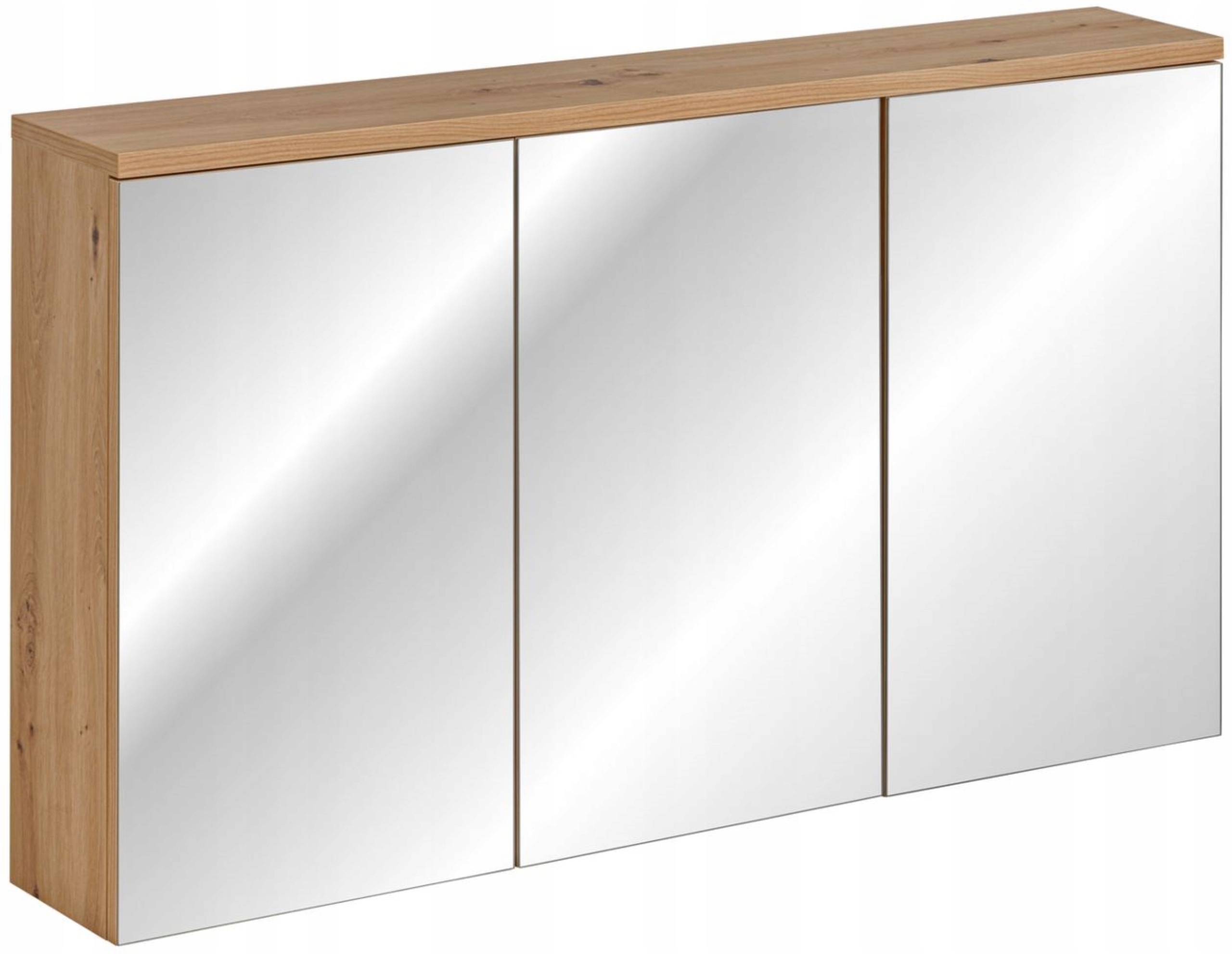

Szafka do Łazienki z Lustrem 120 cm Dab Artisan