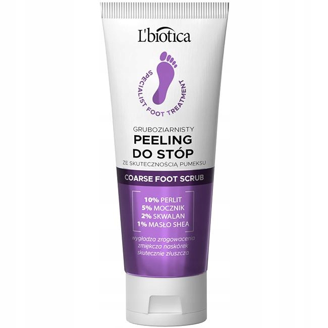Peeling do stóp L'biotica gruboziarnisty 75 ml