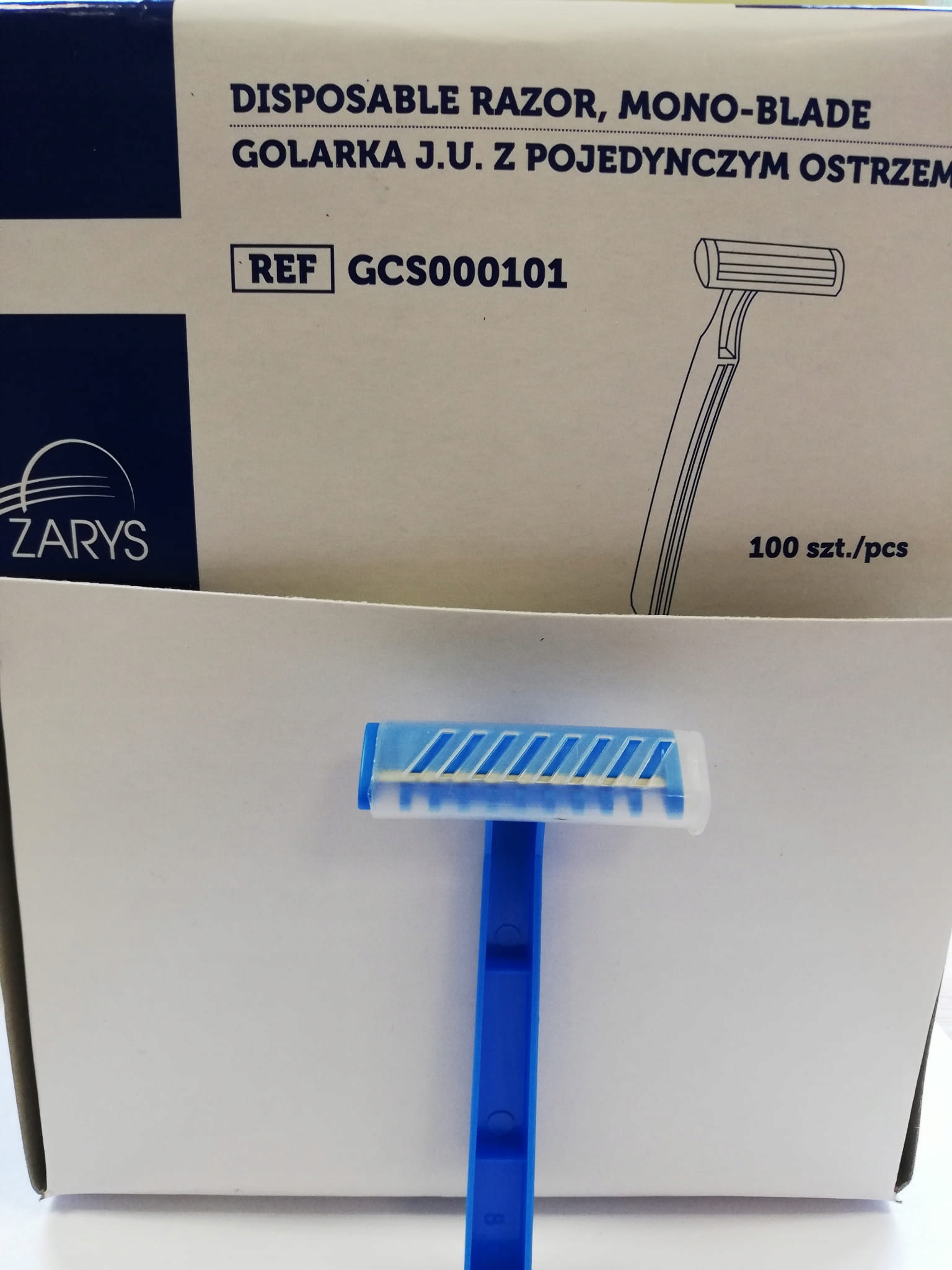 

Golarka dwuostrzowa medyczna 100szt