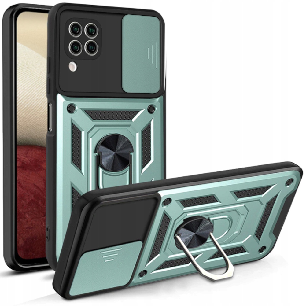 

Etui Pancerne Slide Do Samsung A12 M12 Szkło