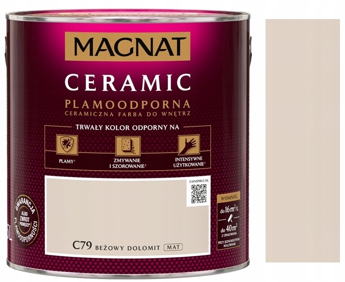 Magnat Ceramic Plamoodporna Ceramiczna Beżowy Dolomit C79 5L