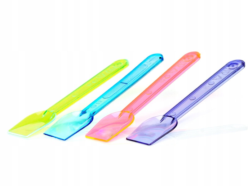 Łopatki łyżeczki do lodów gofrów neonowe 1kg Marka inna