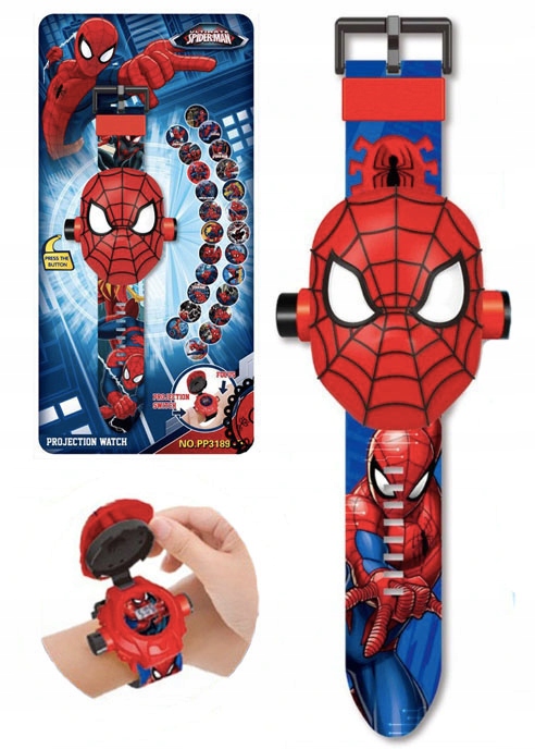 

zegarek 3D z projektorem Spiderman rzutnik zdjęć