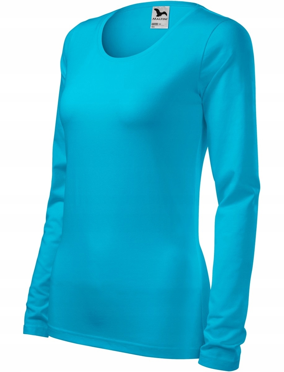 MALFINI SLIM 139 ELASTYCZNA koszulka damska bluzka FIT DŁUGI RĘKAW 180g XL