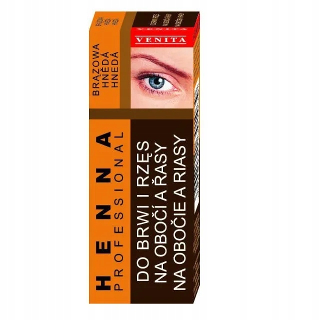 

Venita Professional Henna do brwi i rzęs Brąz 13ml