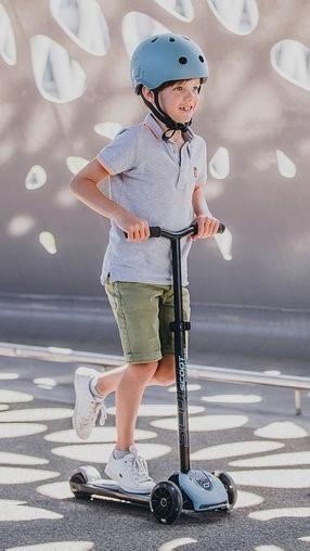 Scoot and Ride Highwaykick 5 Steel HULAJNOGA Koła z LED 5L+ + Odblask Liczba kół 3