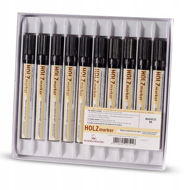 Pisak retuszerski z lakierem kryjący, DĄB CIEMNY