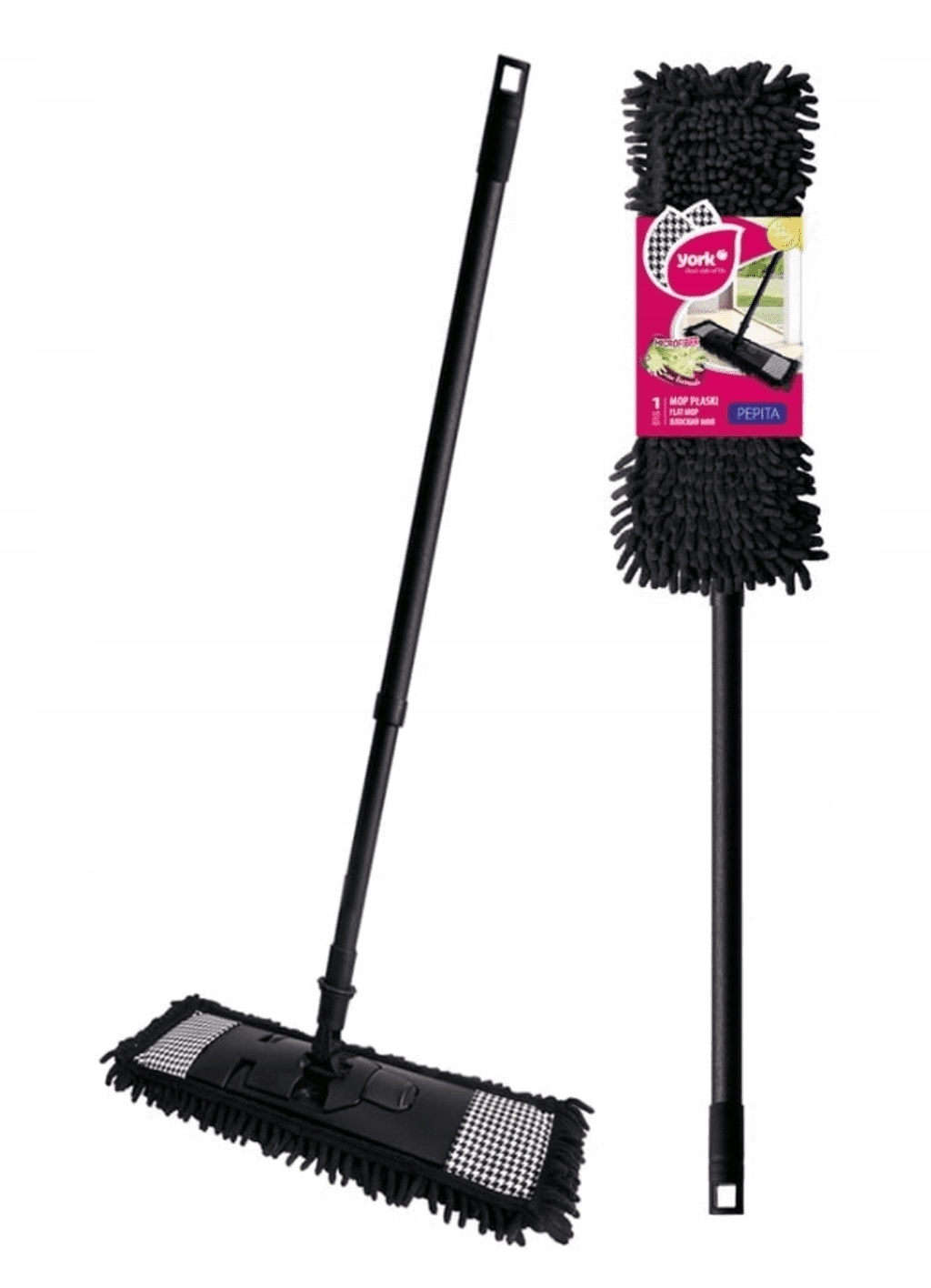 

York Mop Płaski Teleskopowy Pepita