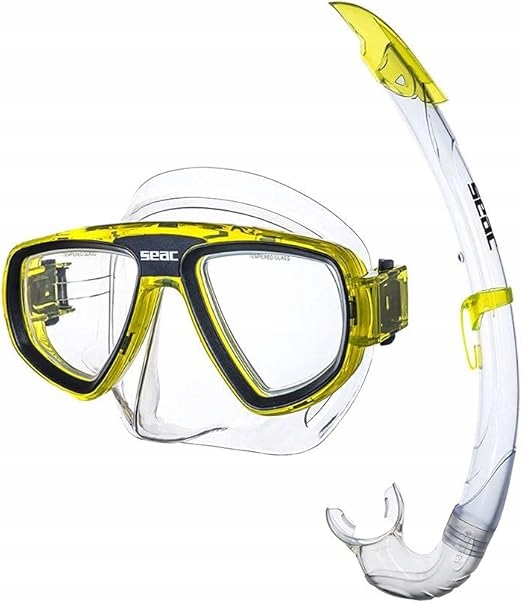 Zestaw do snorkelingu SEAC Extreme yellow