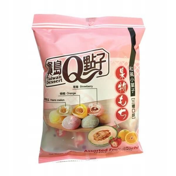 

Mochi Owocowe 3 smaki Taiwan Dessert 120g