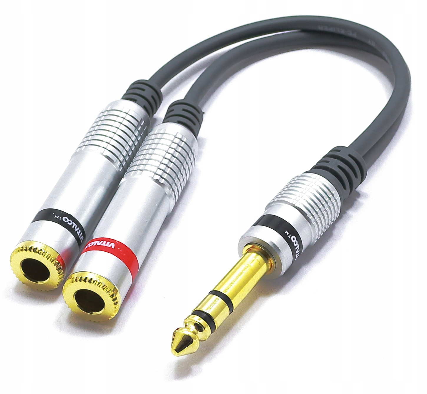 

Adapter Wtyk Duży Jack 6.3 Stereo 2X Mono Vitalco