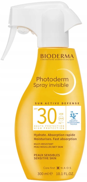 Bioderma Photoderm Invisible Spf 30 300ml Spray Przeciwsłoneczny Do Twarzy