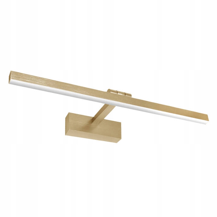 Kinkiet Led Łazienkowy Nad Lustro Lampa 12W 50cm Złoty IP44