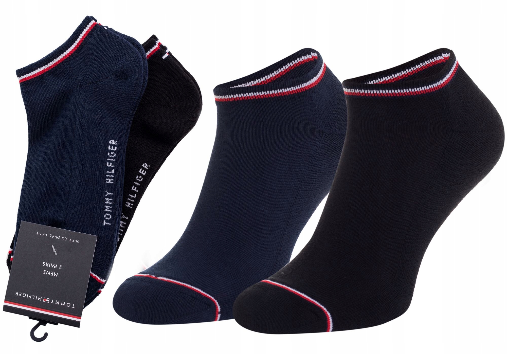 

Tommy Hilfiger Męskie Skarpetki Stopki 2P R: 39-42