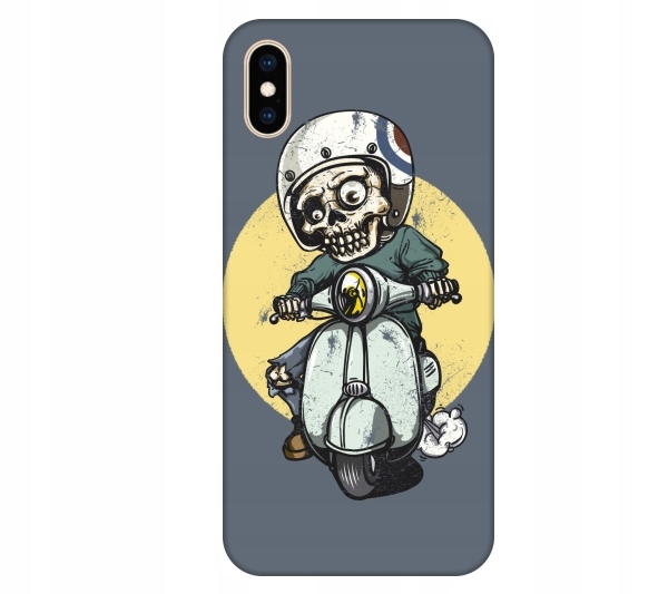 

Etui na telefon iPhone X / Xs Szkielet na skuterze