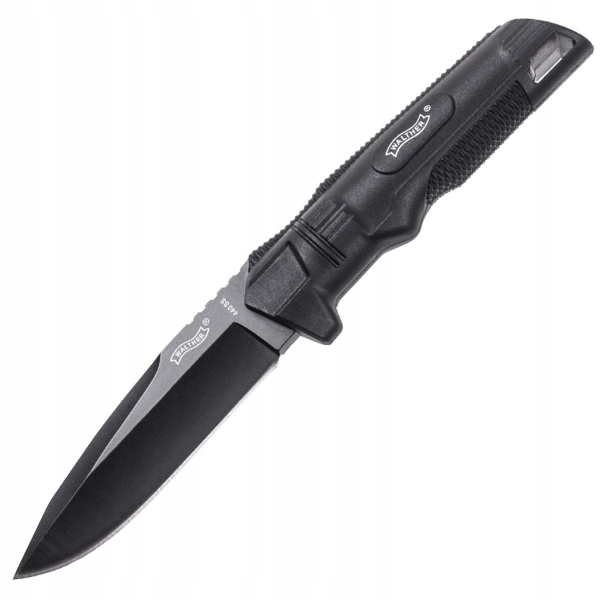 Nůž Survivalový Walther Buk ocel 440 s pevnou čepelí, pouzdro