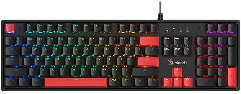 Mechanická klávesnica A4TECH Bloody S520N Fire Black (blms Red Plus Switch)