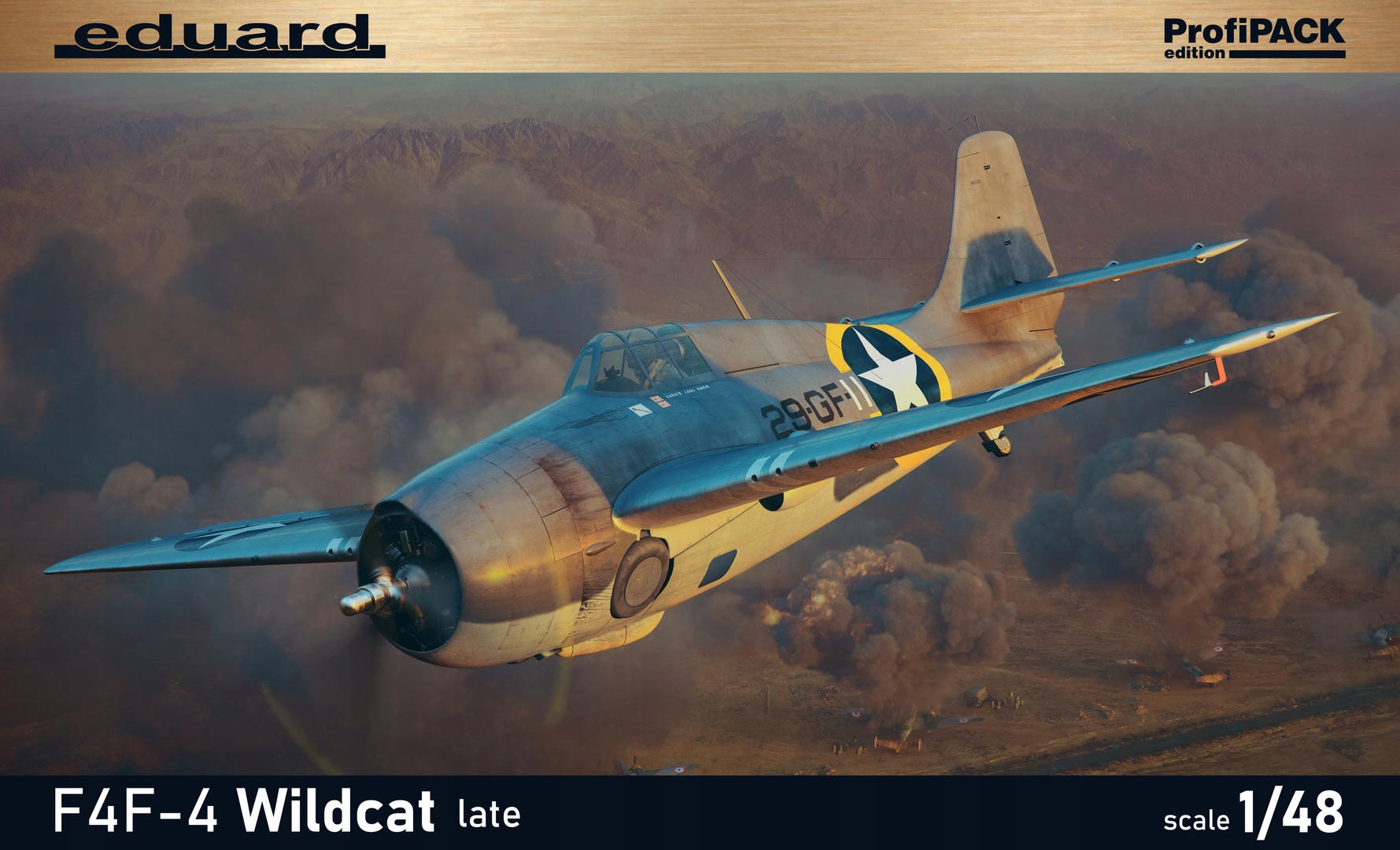 Eduard 82203 1/48 F4F-4 Wildcat pozdní ProfiPACK