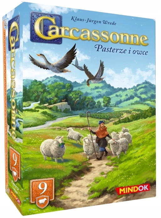 Carcassonne rozszerzenie 9. Pasterze i Owce (3. edycja) gra planszowa