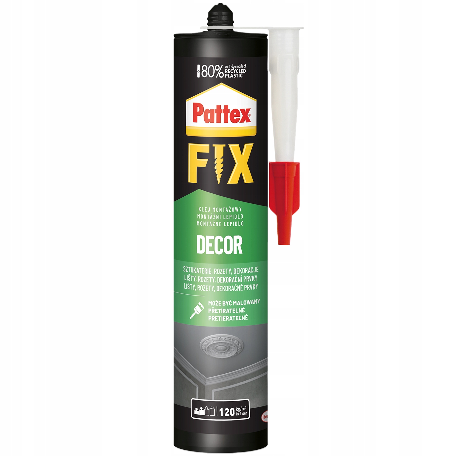 

Klej Pattex Fix Decor Montażowy Do Sztukaterii