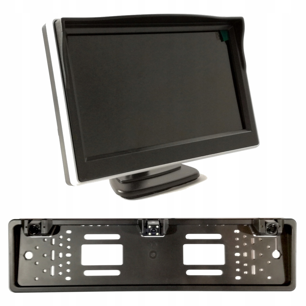 MONITOR 5 cali KAMERA cofania CZUJNIKI ZESTAW 12V
