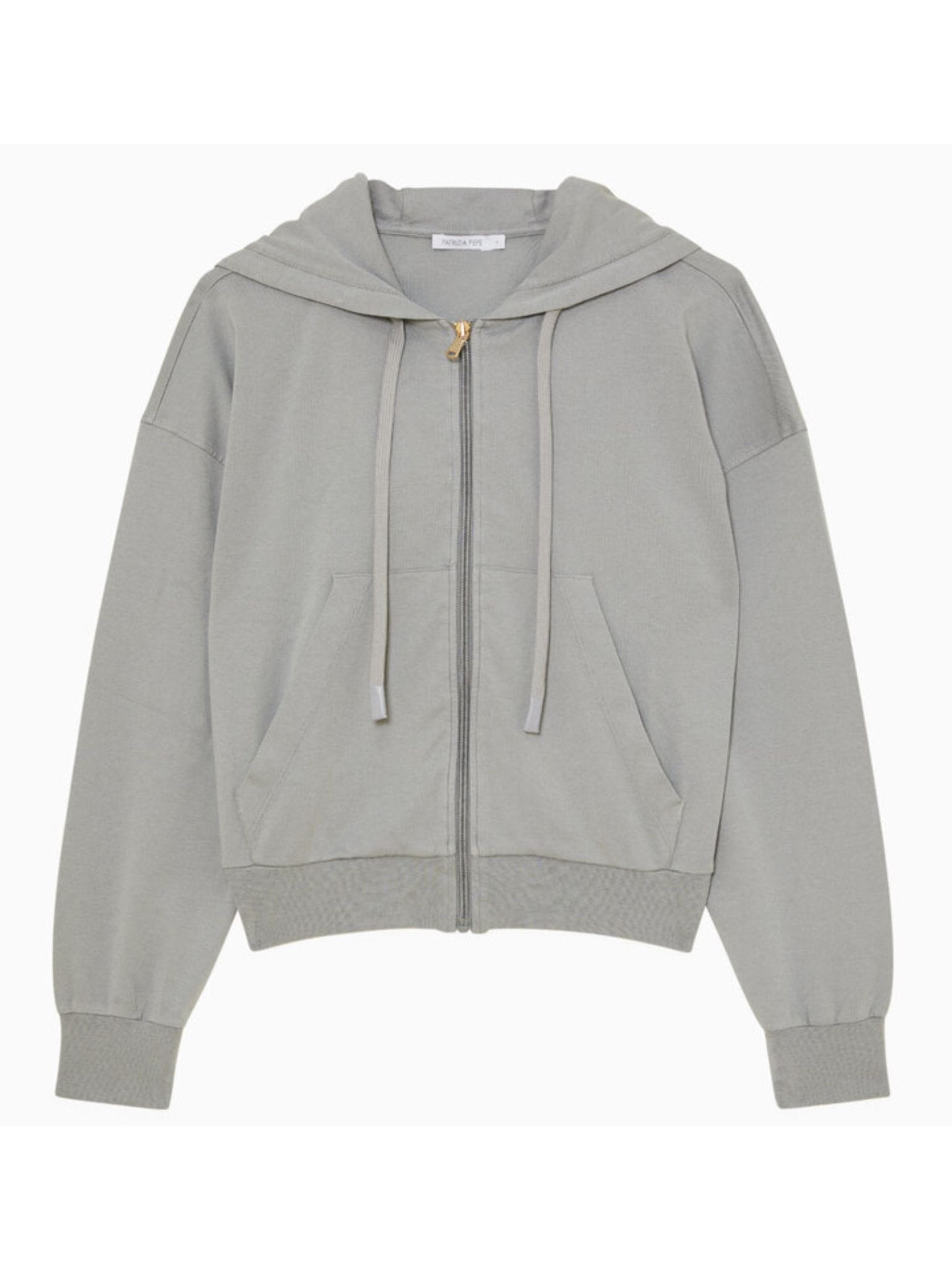 Mikina Patrizia Pepe 2M4442 J289 šedá Hoodie: 34