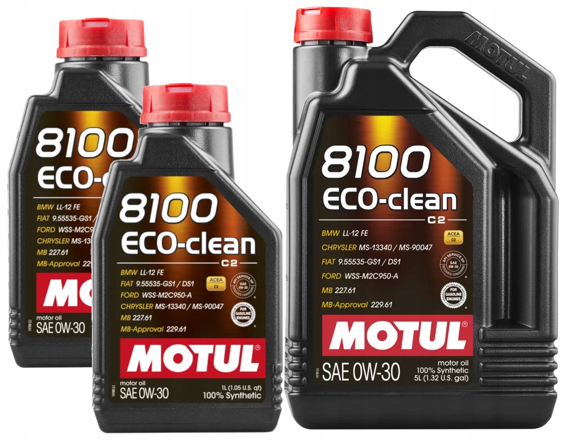 OLEJ MOTUL 8100 ECO-CLEAN 0W-30 ACEA C2 7L