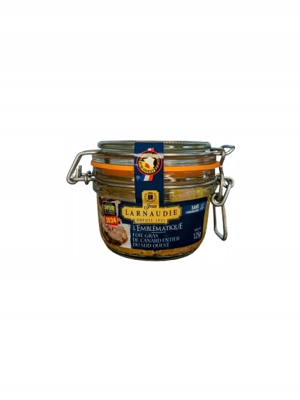 Larnaudie Foie Gras z kachny 125 g Francie