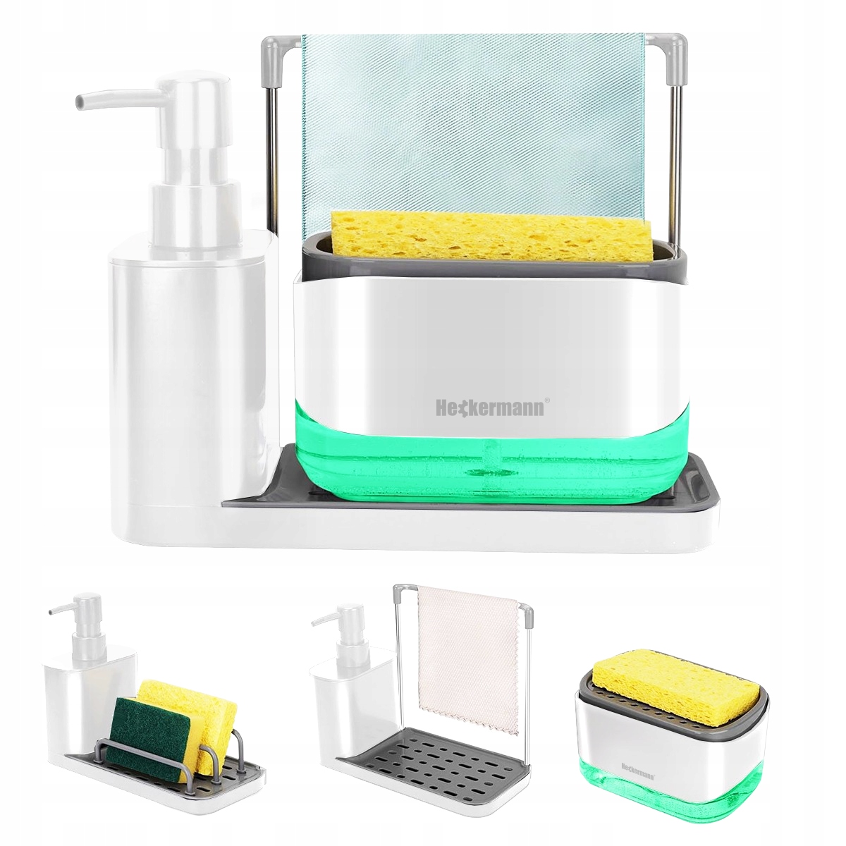 Kuchenny dozownik płynu Heckermann KH20039 Biały Marka Heckermann