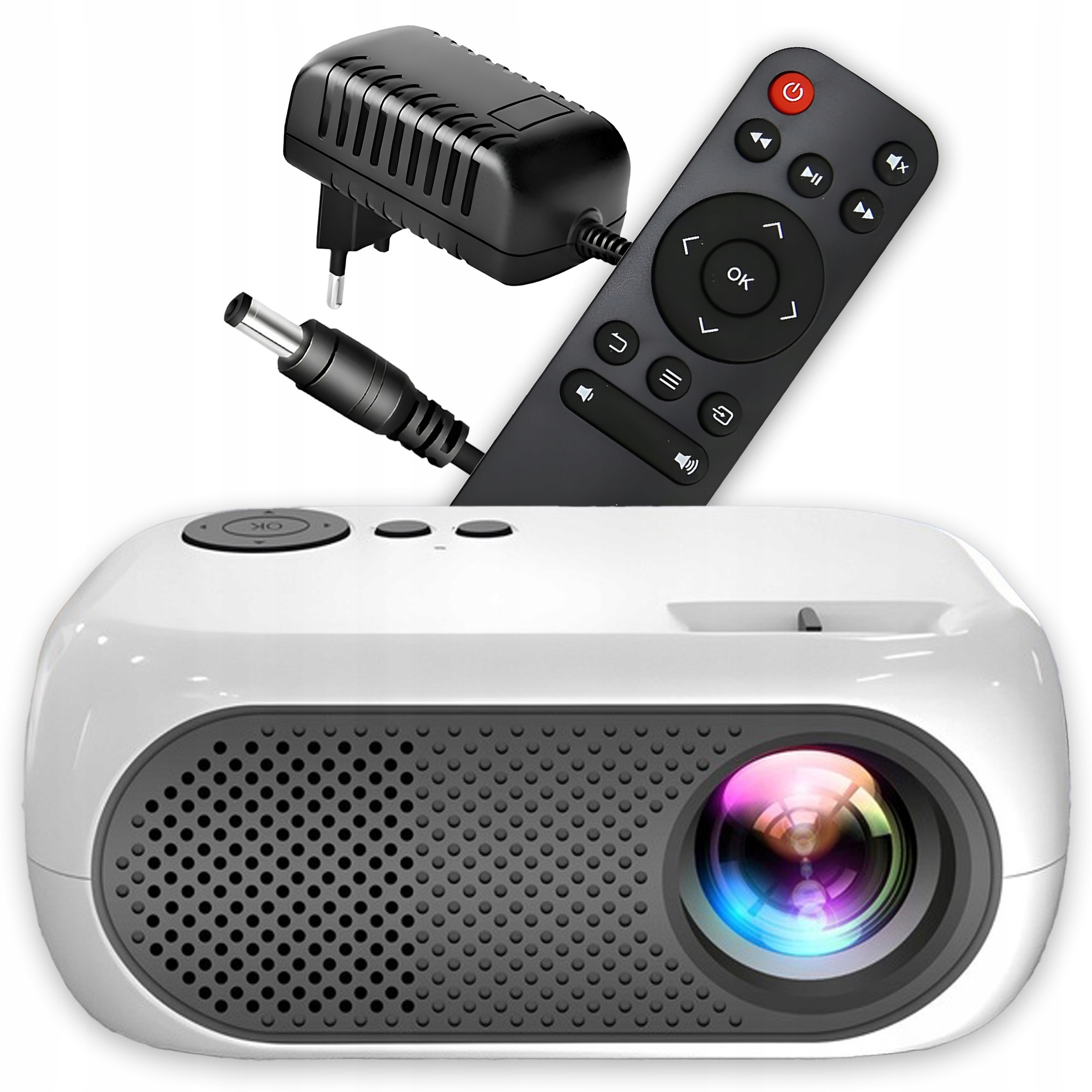 PROJEKTOR RZUTNIK FULLHD MULTIMEDIALNY SMART TV PRZENOŚNY USB HDMI MICROSD Kod producenta 5905794954636