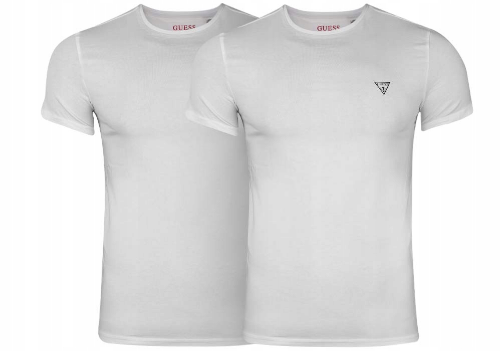 

Guess Koszulka Męska T-shirt S/s 2PACK White r. XL