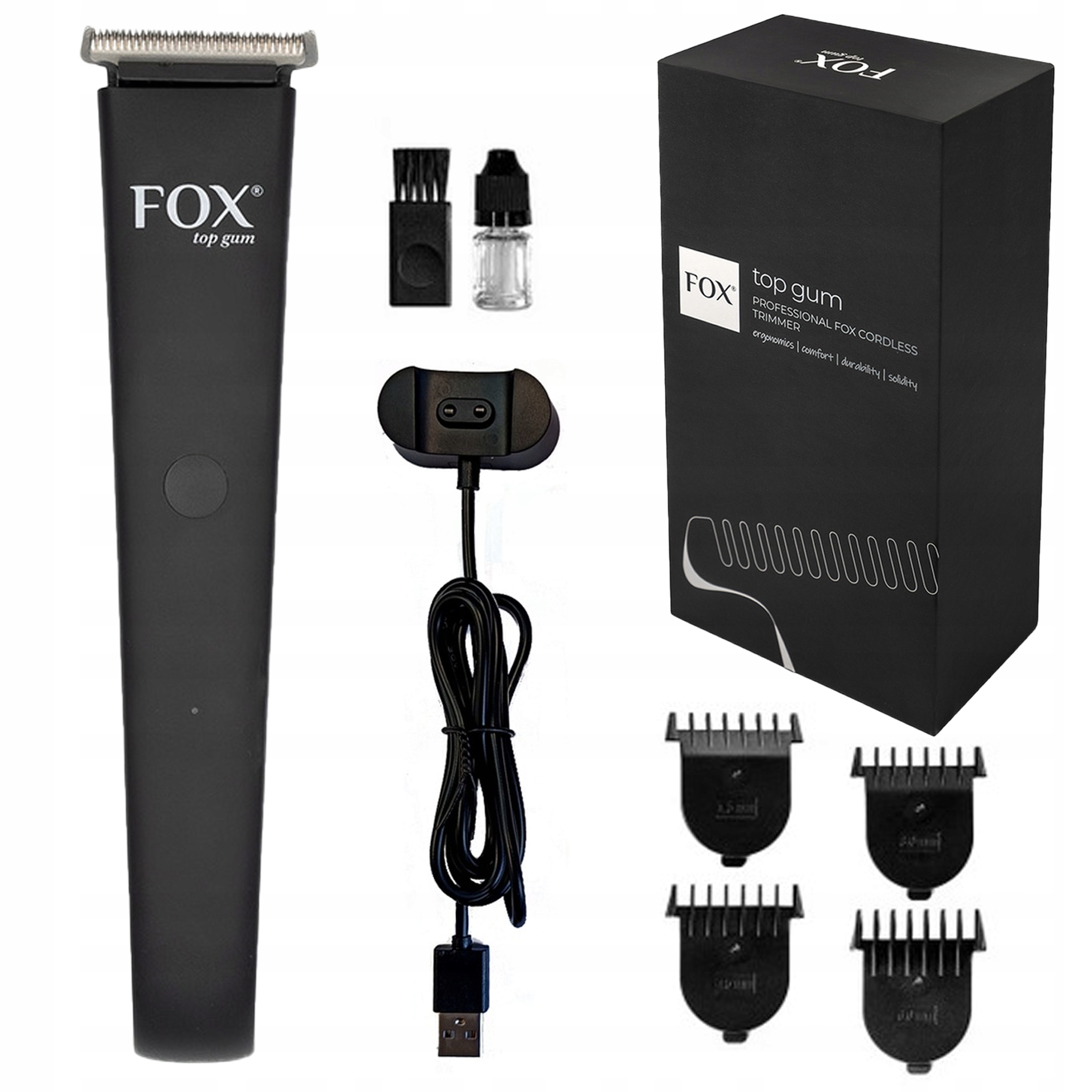 Fox Top Gum Trymer do strzyżenia włosów i brody