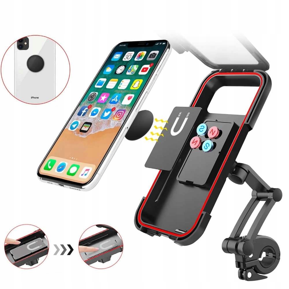 UCHWYT ROWEROWY NA TELEFON SMARTFON ROWER MOTOCYKL Kod producenta Wodoodporny uchwyt rowerowy 4-6.7