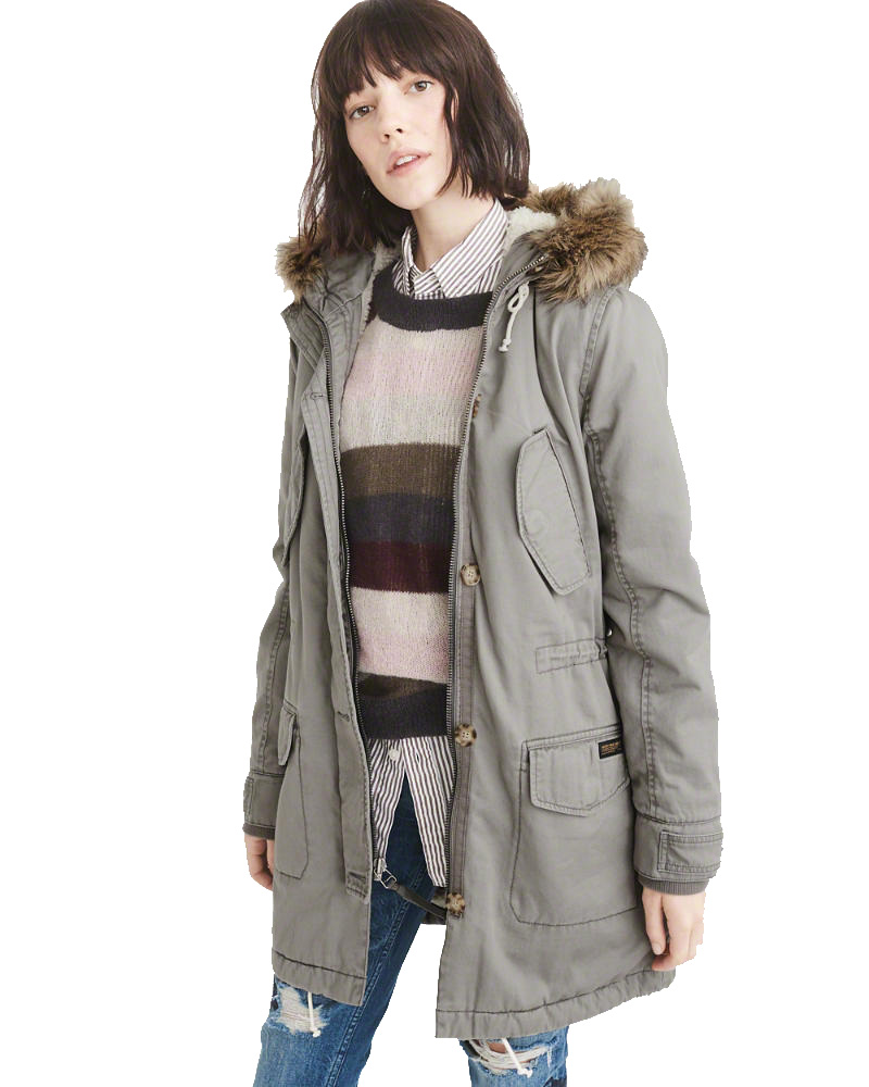 Abercrombie kabát 34 Xs Hollister sherpa parka
