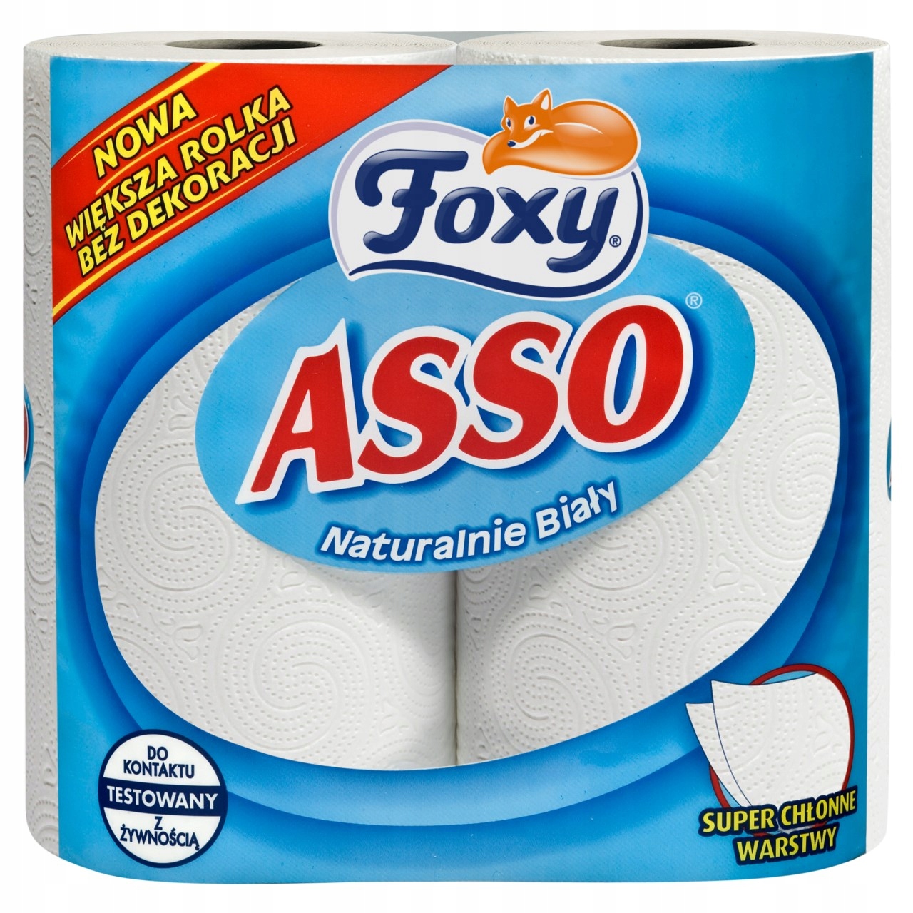 

Foxy ręcznik papierowy asso biały 2szt