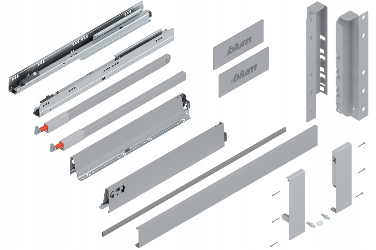 Blum Šuplík 500 Vysoká zásuvka vnitřní D šedá