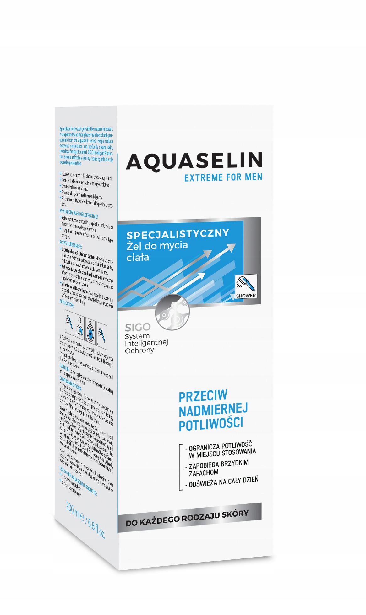 

Aquaselin Żel do mycia przeciw potliwości Men