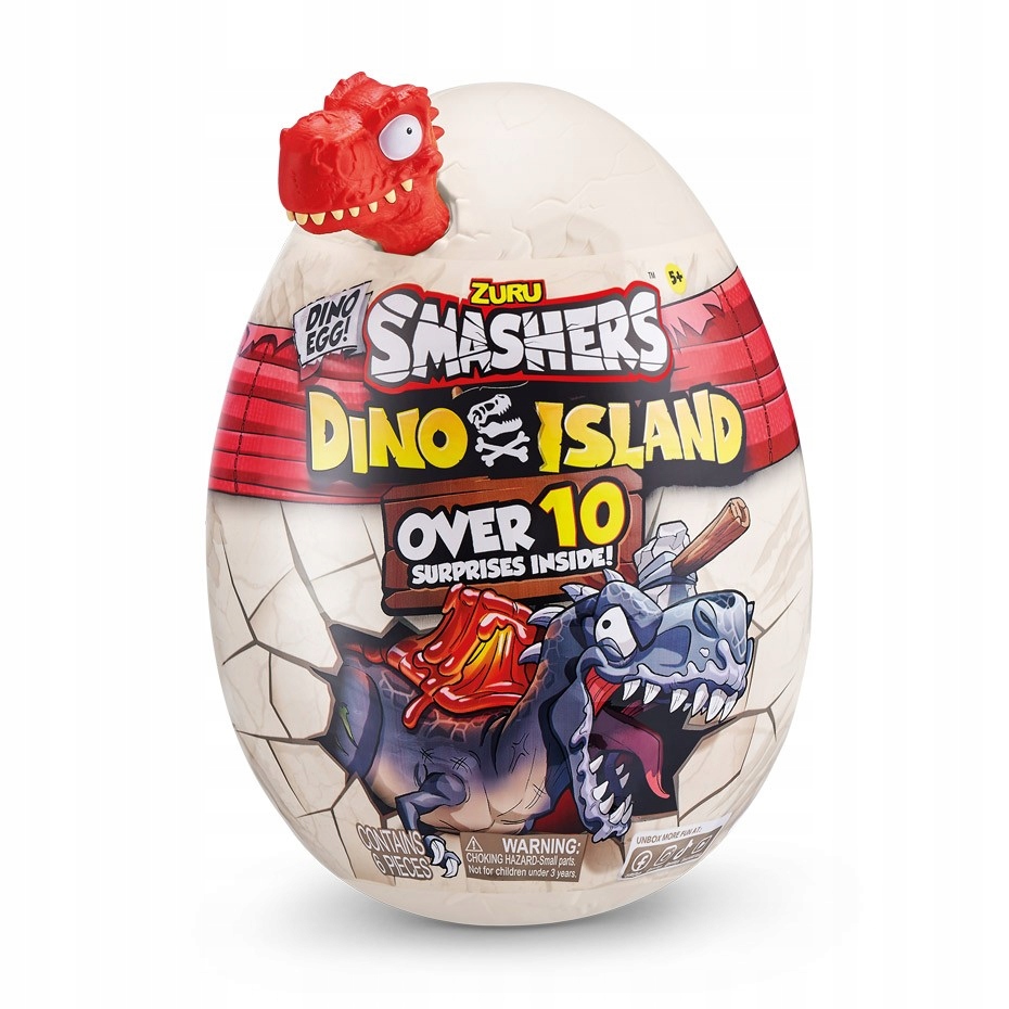 

Smashers Dino Island Jajo czarna