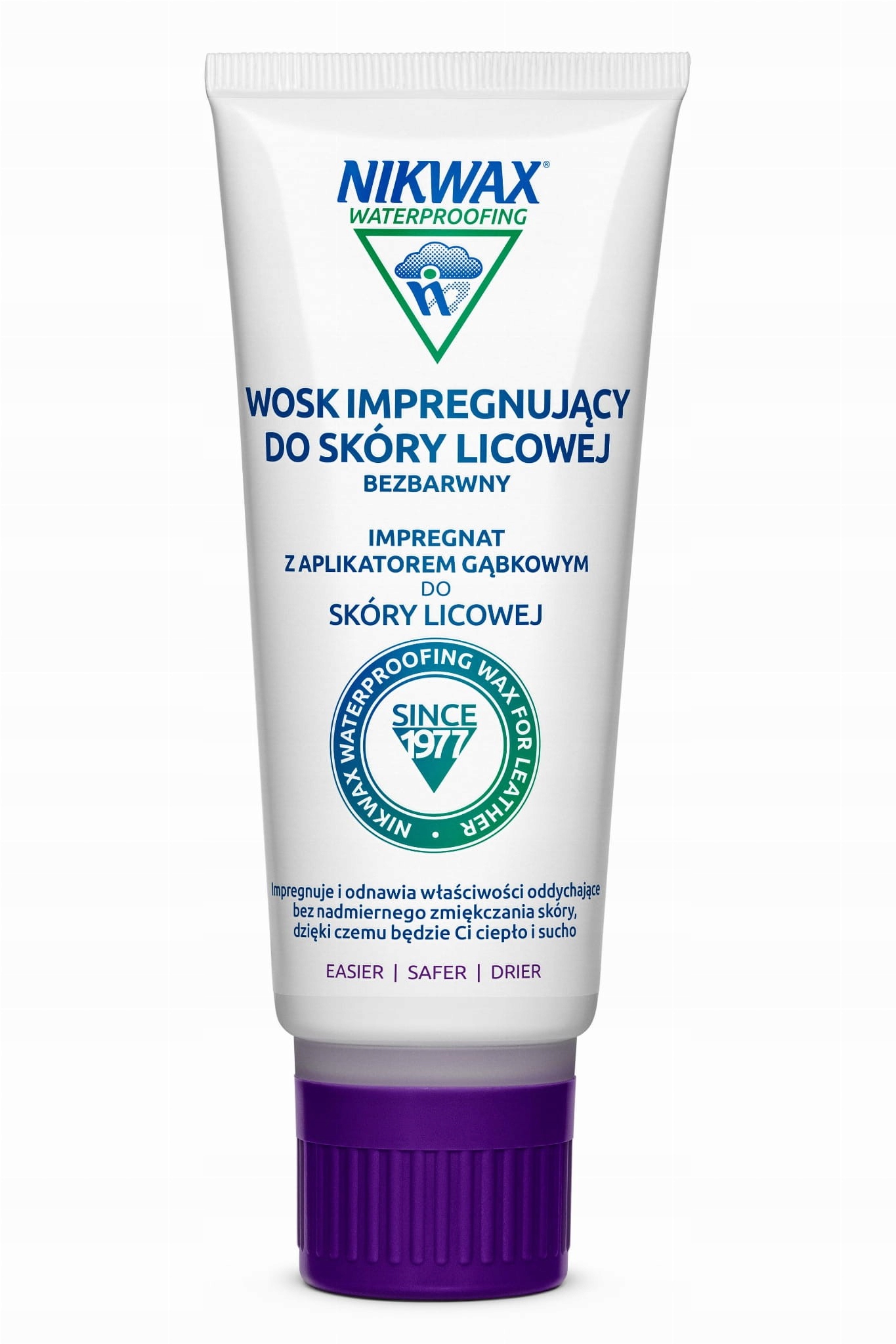 Wosk NIKWAX do skóry licowej - Impregnat z aplikatorem 100 ml