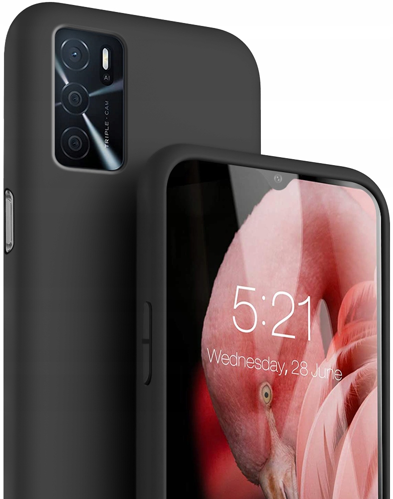 

Etui Case Silicone Szkło do Oppo A16 /16S /A54s