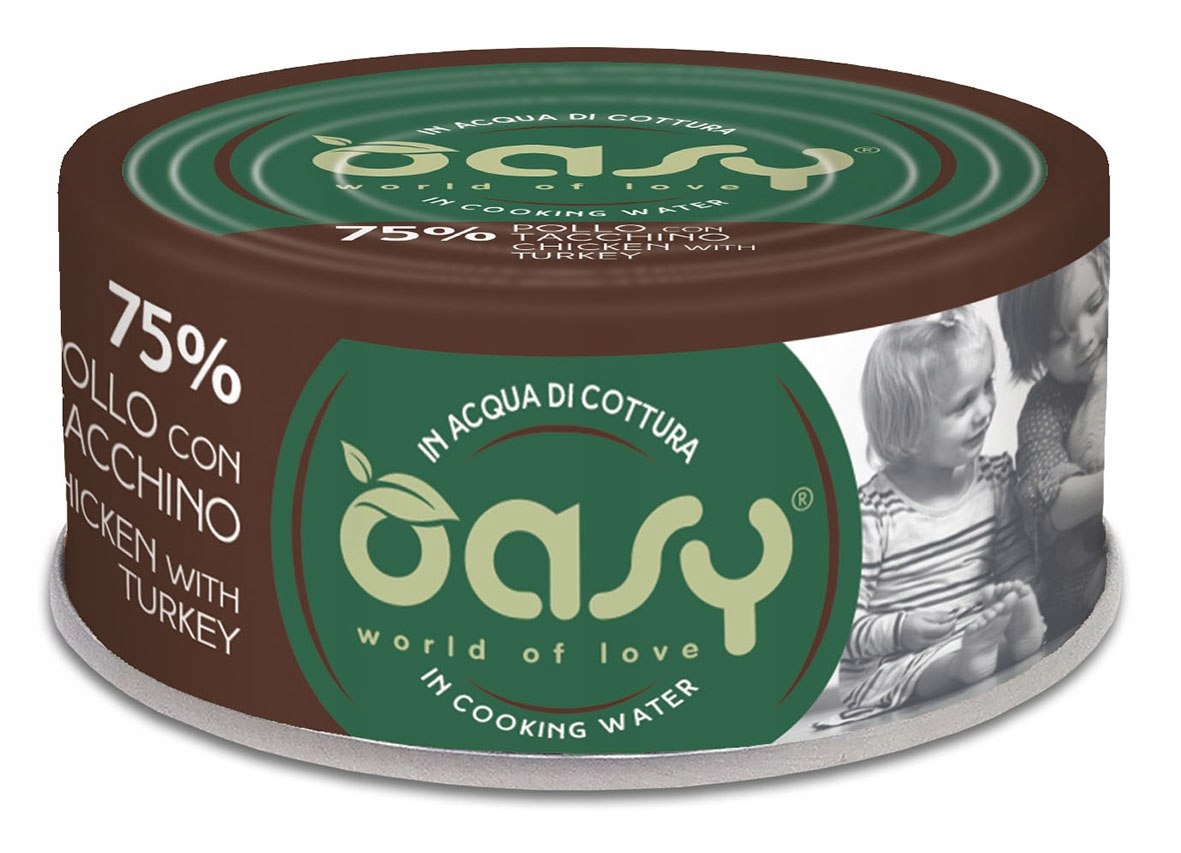 Levně 9X Oasy More Love kuře a krůta 70 g plechovka