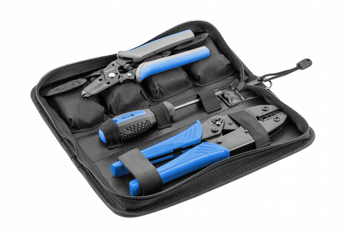 Hoegert Kleště Na Krimpování S Vyměnitelnými Čelistmi 6 ks