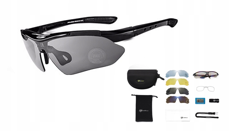 

Okulary Rowerowe Polaryzacyjne 5 Szkieł na Rower