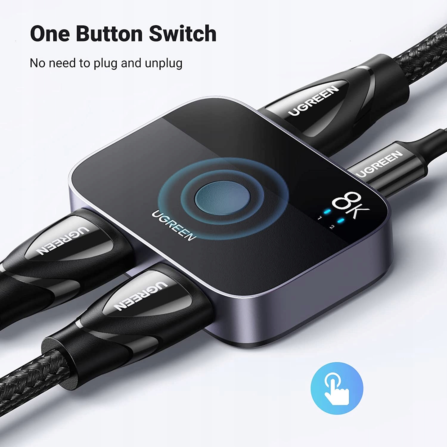 Ugreen Przełącznik 8K Hdmi 2.1 2 w 1 C567