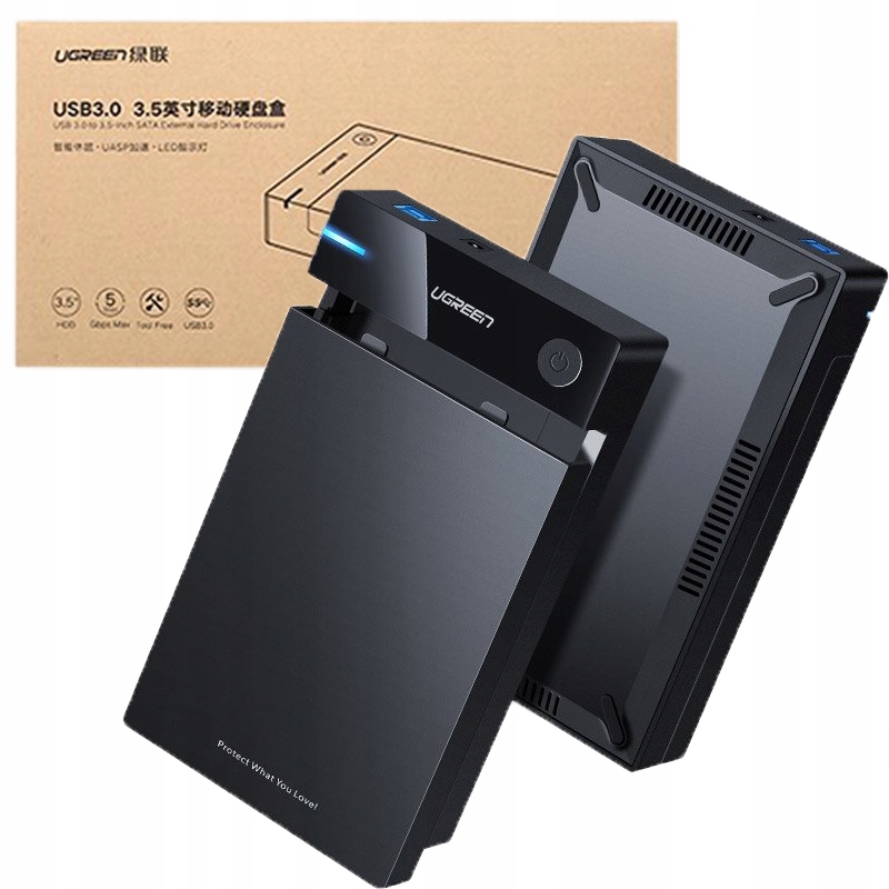 Obudowa dysku HDD Ugreen 3,5'' SATA 3.0 USB